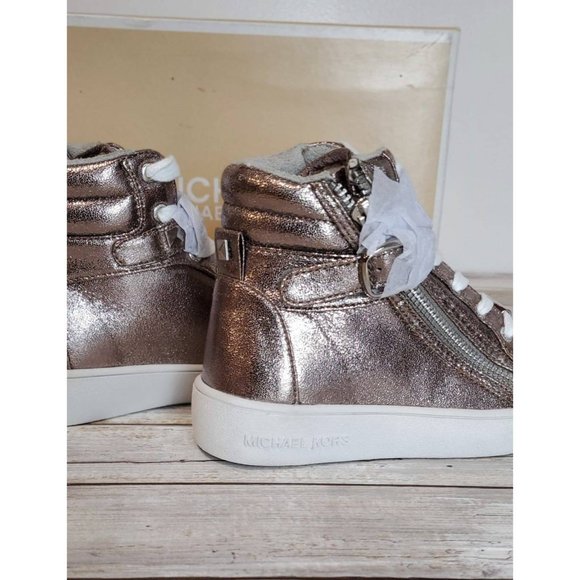 Michael Michael Kors Girls Ivy Rory High Top Sneakers - Picture 7 of 11